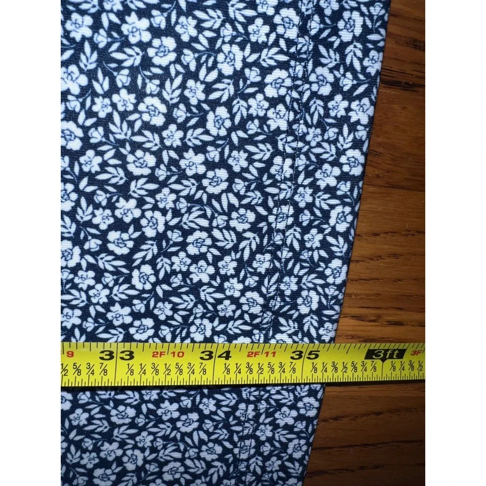 Cutter Buck Mens 3XT College Logo‎ Floral Print Performance Polo Shirt